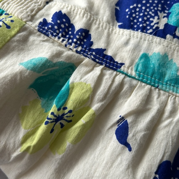 🌻4/$20 American Eagle Outfitters Cotton Cream Floral Print Lined Sundress Small - Picture 13 of 13